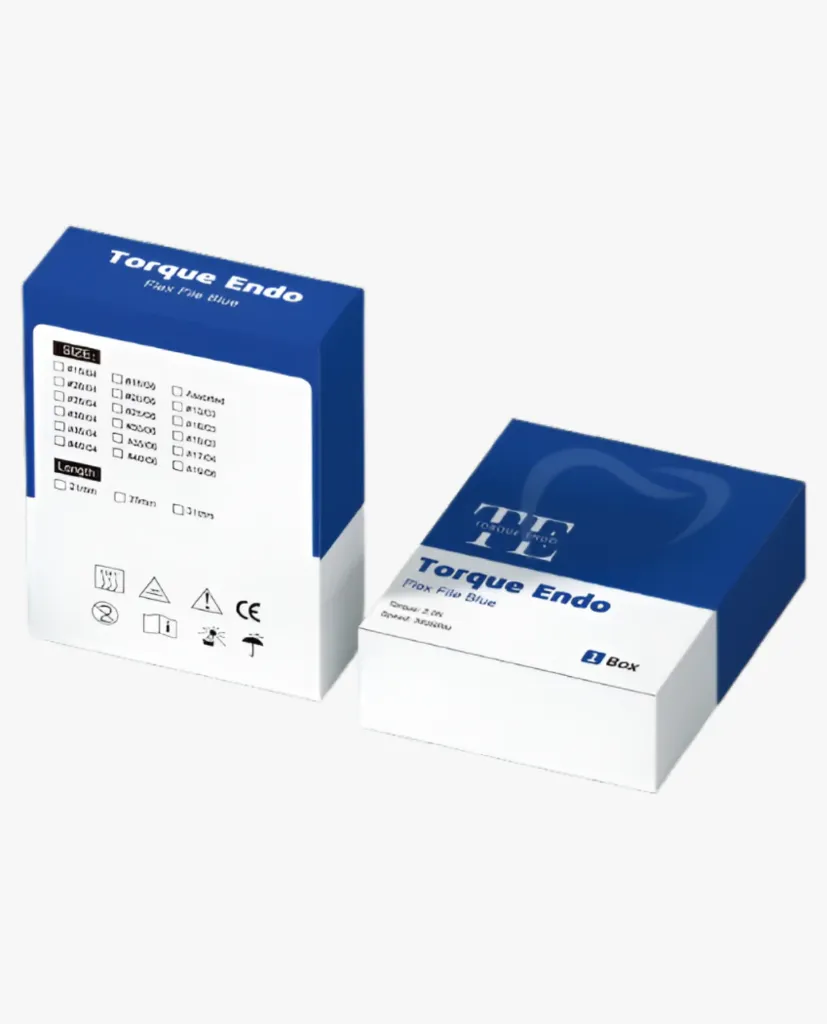 Torque Endo Flex File Blue 21mm 6s/Box